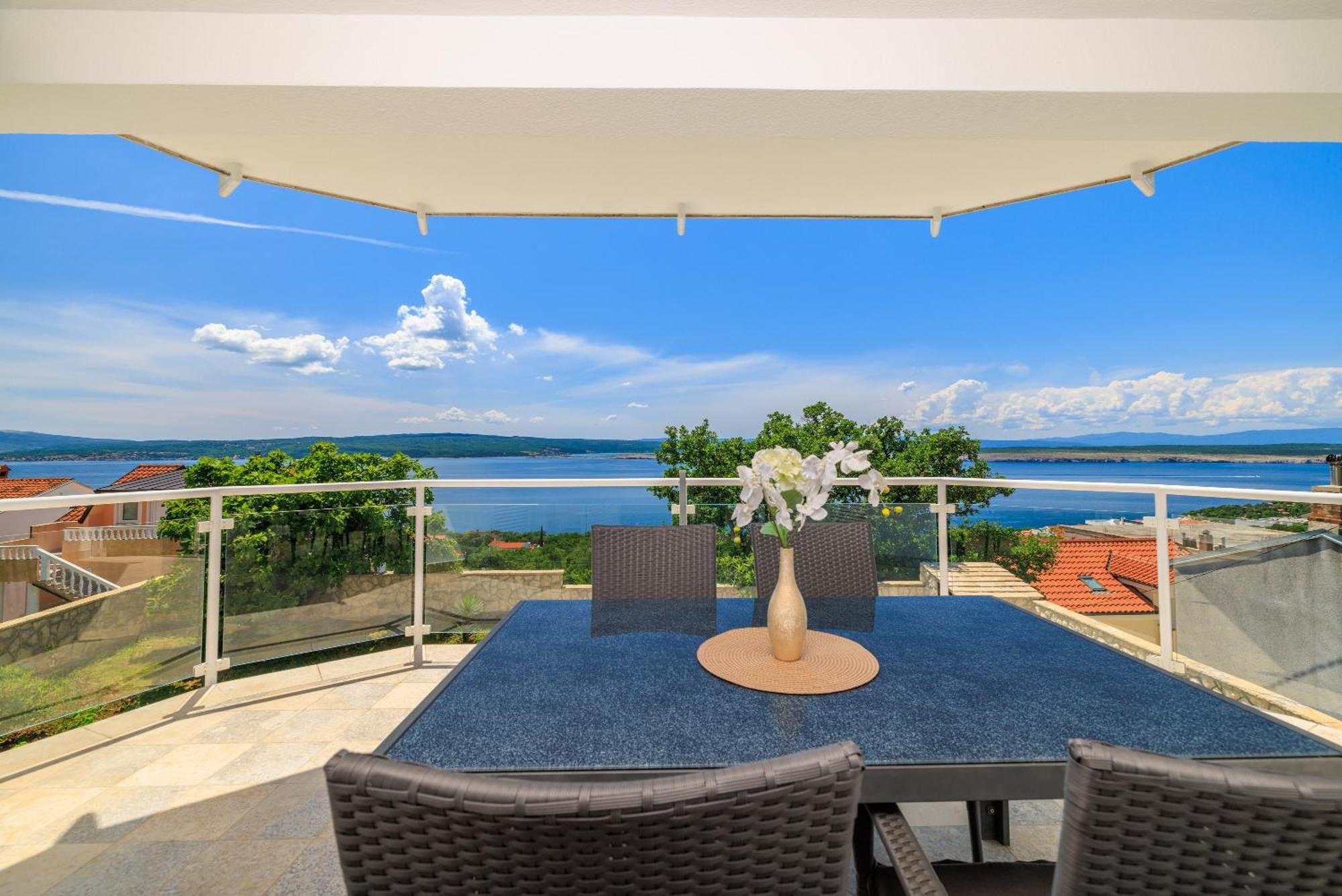 Bella Adria Apartmani Dramalj Exterior foto