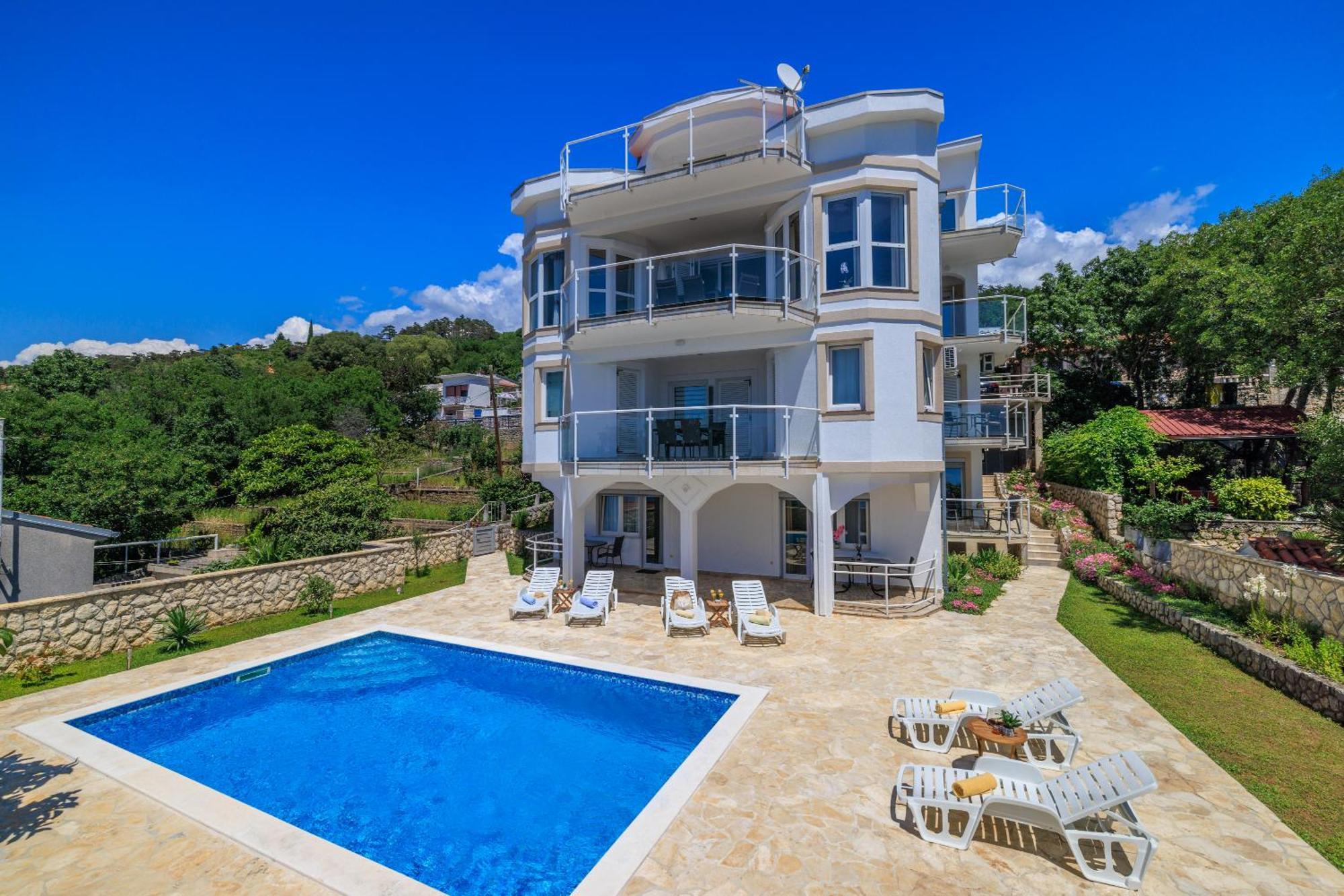 Bella Adria Apartmani Dramalj Exterior foto